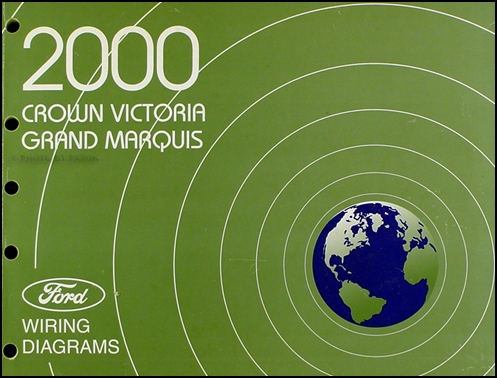 2000 Crown Victoria/Grand Marquis Original Wiring Diagram Manual