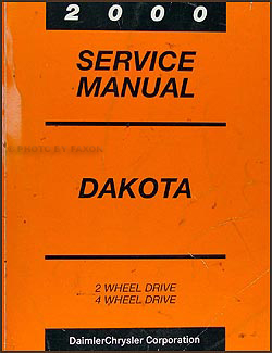 2000 Dodge Dakota Repair Manual Original 