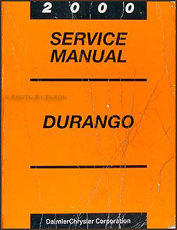 2000 Dodge Durango Repair Manual Original 