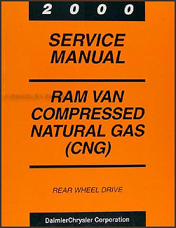 2000 Dodge Ram Van Compressed Natural Gas Repair Shop Manual Supplement