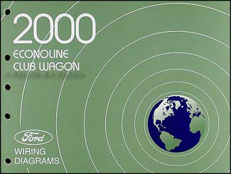 2000 Ford Econoline Van & Club Wagon Wiring Diagram Manual Original