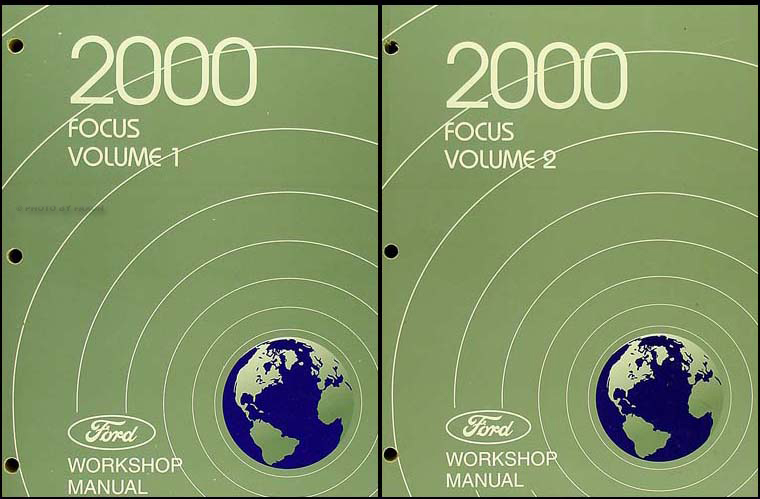 2000 Ford Focus Shop Manual 2 Volume Set Original