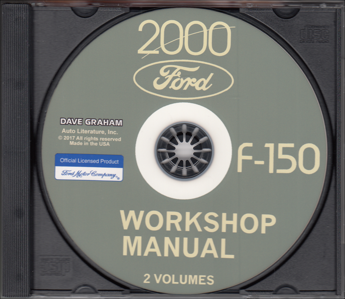 2000 Ford F-150 Pickup Truck Repair Shop Manual on CD-ROM Original