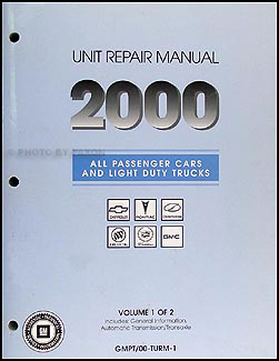 2000 GM Manual stick Transmission & 4x4 Transfer Case Overhaul Manual