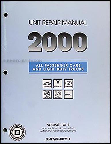 2000 GM Automatic Transmission Overhaul Manual Original