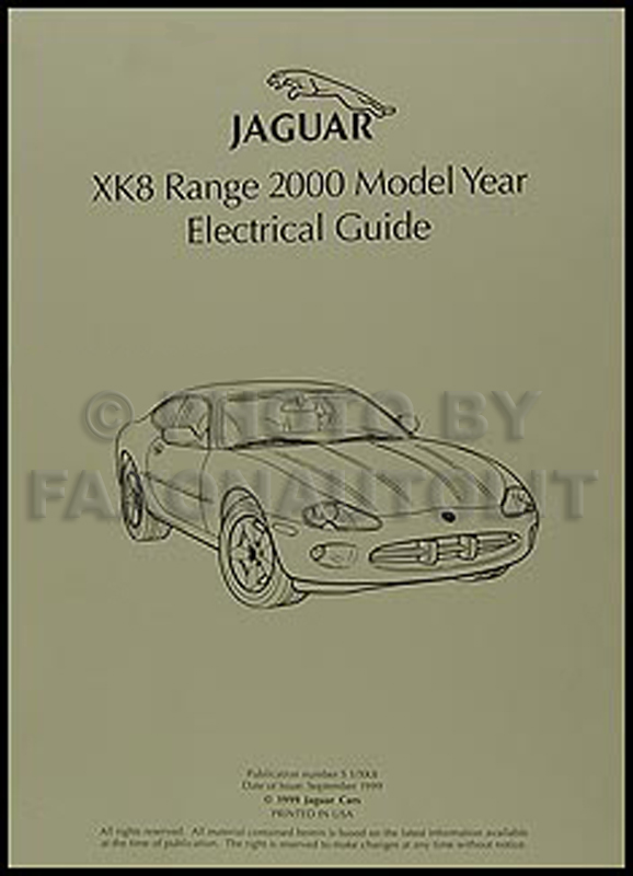2000 Jaguar XK8 Electrical Guide Wiring Diagram Original