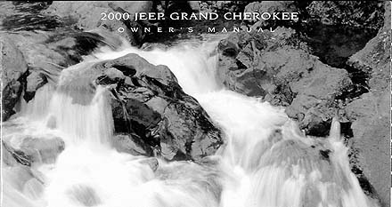 2000 Jeep Grand Cherokee Original Owner's Manual Laredo/Limited