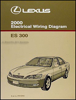 2000 Lexus ES 300 Wiring Diagram Manual Original