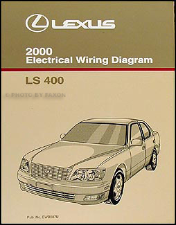 2000 Lexus LS 400 Wiring Diagram Manual Original