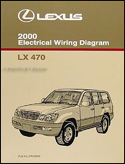 2000 Lexus LX 470 Wiring Diagram Manual Original