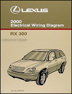 2000 Lexus RX 300 Wiring Diagram Manual Original