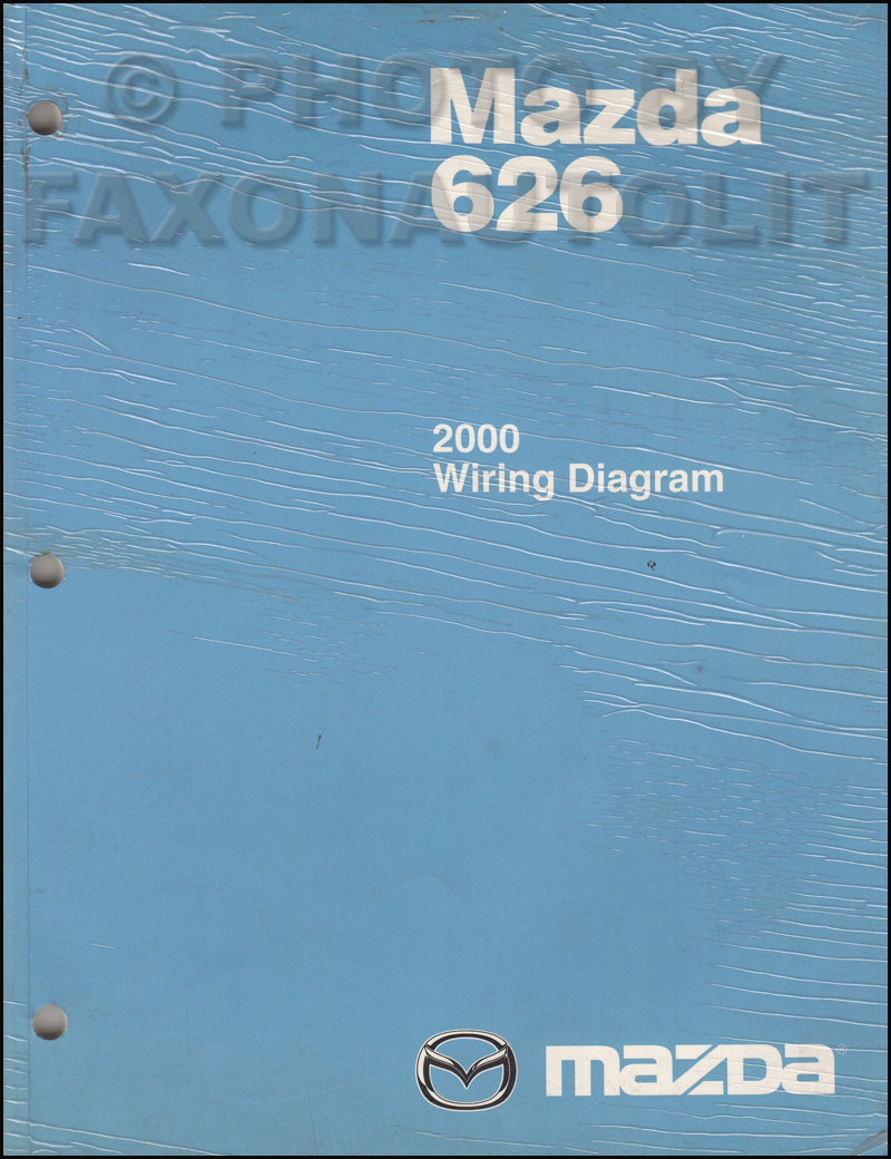 2000 Mazda 626 Wiring Diagram Manual Original
