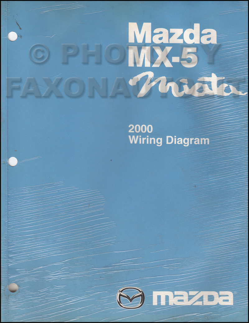 2000 Mazda MX-5 Miata Wiring Diagram Manual Original