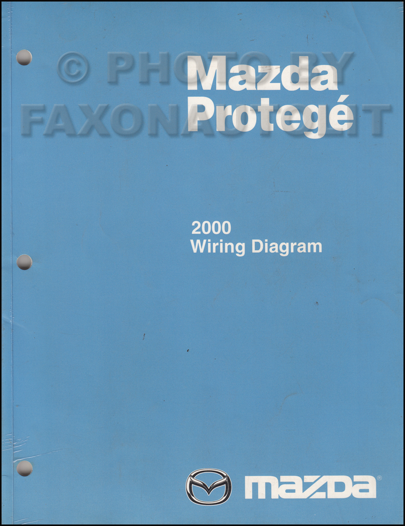 2000 Mazda Protege Wiring Diagram Manual Original