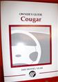 2000 Mercury Cougar Owner's Manual Original