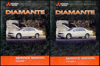 2000 Mitsubishi Diamante Repair Manual Set Original