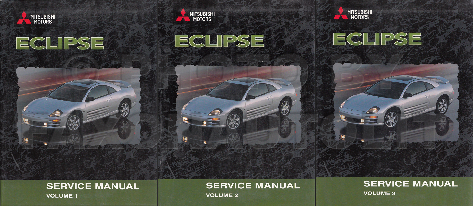 2000 Mitsubishi Eclipse Repair Manual Set Original