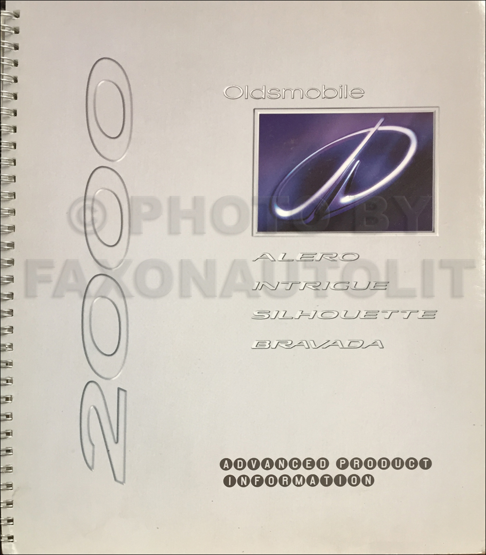 2000 Oldsmobile Advance Dealer Album Original