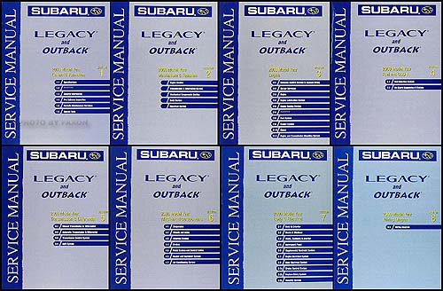 2000 Subaru Legacy & Outback Repair Manual Set Original