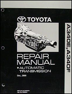 2001-2004 Toyota Sequoia Automatic Transmission Repair Manual Original