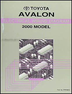 2000 Toyota Avalon Wiring Diagram Manual Original
