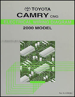 2000 Toyota Camry CNG Wiring Diagram Manual Original