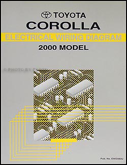 2000 Toyota Corolla Wiring Diagram Manual Original
