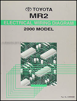2000 Toyota MR2 Wiring Diagram Manual Original