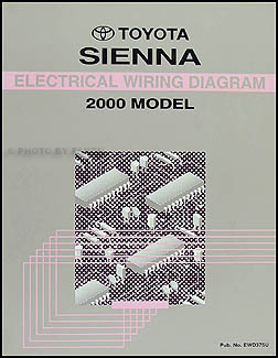 2000 Toyota Sienna Van Wiring Diagram Manual Original