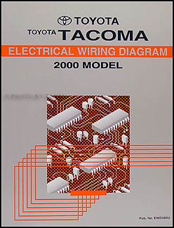 2000 Toyota Tacoma Pickup Wiring Diagram Manual Original