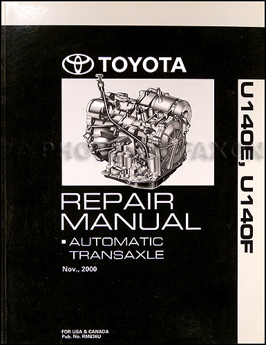 2001-2006 Toyota Camry Highlander Automatic Transmission Repair Shop Manual