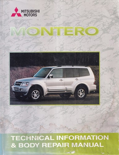 2001-2002 Mitsubishi Montero Body Manual