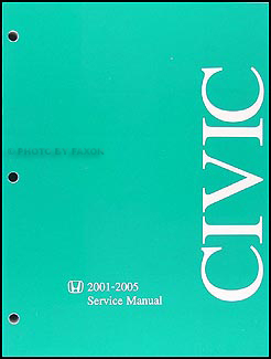 2001-2005 Honda Civic Repair Shop Manual Original