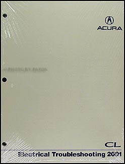 2001 Acura CL Electrical Troubleshooting Manual Original