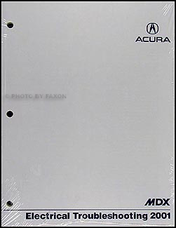 2001 Acura MDX Electrical Troubleshooting Manual Original 