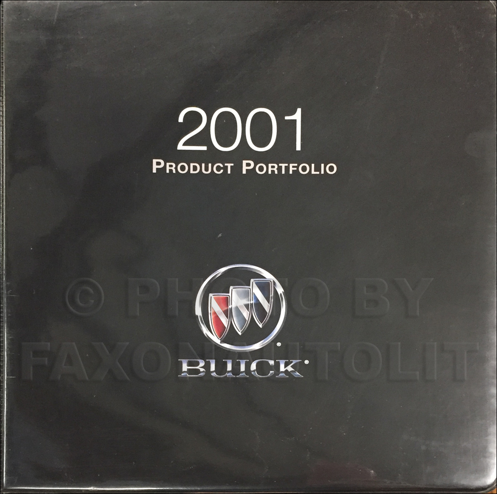 2001 Buick Color & Upholstery Dealer Album/Data Book Original