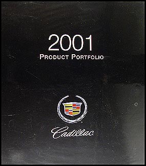2001 Cadillac Product Portfolio - Data Book and Color & Upholstery Album