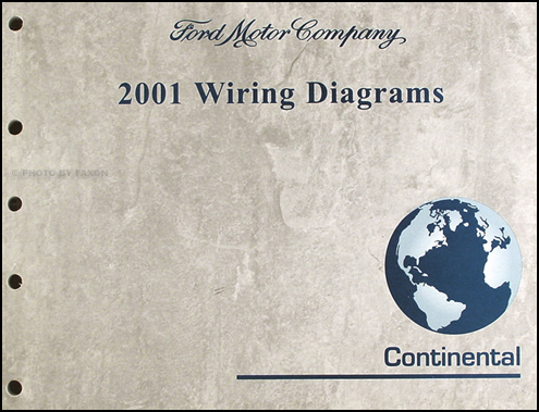 2001 Lincoln Continental Wiring Diagram Manual Original