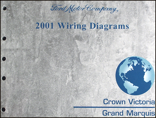 2001 Ford Crown Victoria & Mercury Grand Marquis Wiring Diagram Manual