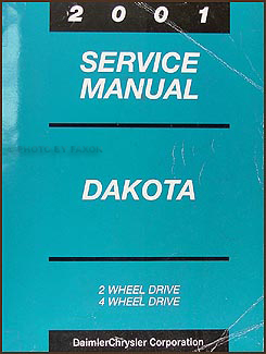 2001 Dodge Dakota CD-ROM Repair Manual Original