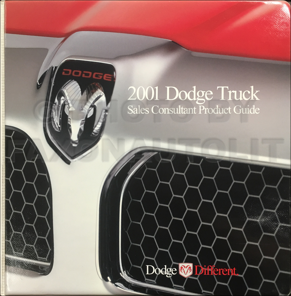 2001 Dodge Truck Sales Consultant Product Guide Original Dealer Album