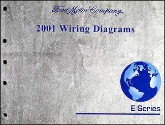 2001 Ford Econoline Van & Club Wagon Wiring Diagram Manual Original