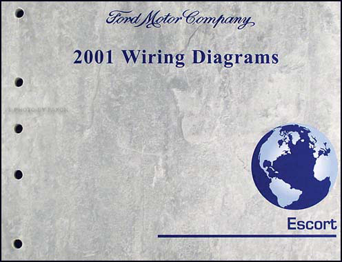 2001 Ford Escort & ZX-2 Wiring Diagram Manual Original
