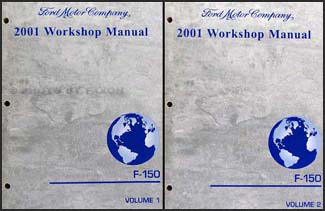 2001 Ford F-150 Repair Manual 2 Volume Set Original