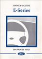 2001 Ford E-Series Econoline Owner's Manual Original