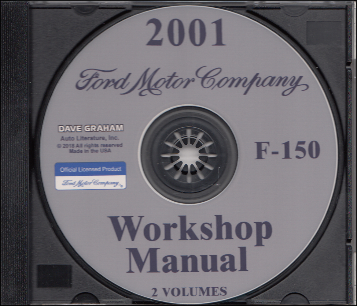 2001 Ford F-150 Pickup Truck Repair Shop Manual on CD-ROM Original