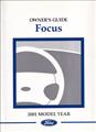 2001 Ford Focus Owner's Manual Original