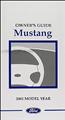 2001 Ford Mustang Owner's Manual Original