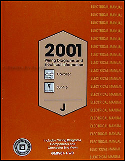 2001 Cavalier & Sunfire Wiring Diagram Original