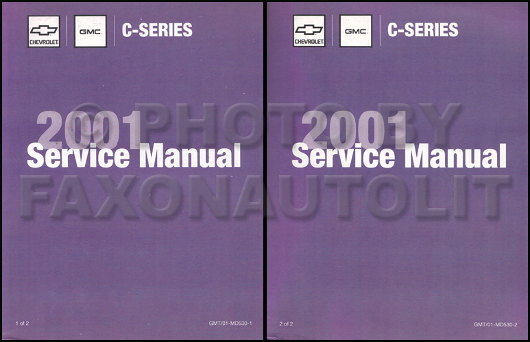 2001 Topkick & Kodiak C-6000/7000 Repair Manual Original 2 Volume Set 